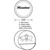 Master Lock 6271KA 2 Pack - 2-7/8in. ProSeries Reinforced Hidden