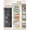 Delamu Adjustable Over the Door Pantry Organizer, 9-Tier Metal Pantry