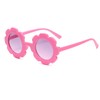 JieJieko Kids Round Flower Sunglasses Girl flower Shaped Sunglasses Cute