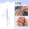 Nail Art Brushes, 5Pcs Nail Design Brushes for Thin Lines,