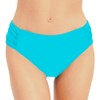 Vogueric Women's Bikini Bottoms Side Shirred Hipster Swimsuit Bathing Suit