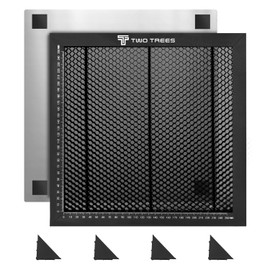 Twotrees Honeycomb Honeycomb Table for Laser Engraving Machine, 300 x 300 x 22 mm (11.81 x 11.81 x 0.86 inches) Honeycomb Laser Worktop, Table Protector with Aluminium Plate, Compatible with Various Engraving Machines