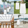 BDDC Cocktail Table Covers - 2 Pack 32"x 43" White