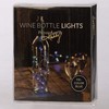 Primitives by Kathy Wine Bottle Lights, 58-Inch String, Tri-Color Blue