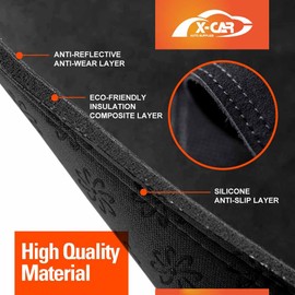 X-CAR Dash Mat for Ford Everest 2015-2022 Non-Slip Microfiber Pad Cover Interior Accessories