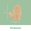 Susable Bath glove, massage glove, exfoliating glove, 100% sisal, gentle