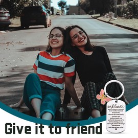 Work Besties Gifts for Women Girls Coworker Keyring Keychain for Women Coworker Friend Birthday Gifts for Women Work Bestie Key Chain Ring for Women Coworker Christmas Leaving Gifts for Women