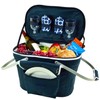 Picnic at Ascot Collapsible Insulated Picnic Basket Equipped with Service