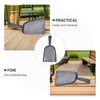 Kichvoe Forged Iron Fireplace Shovel Heavy Duty Ash Coal Shovel