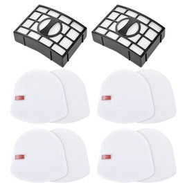 2 HEPA & 4 Set Foam Felt Filter For Shark Vacuum CU530, NV431, QU573QBL, QU573QGN, QU573QRD, QU573QS, UV572CCO, UV650, UV725, UV725BXBRN, UV725CCO, ZD201, ZU560, ZU560C, ZU561 Part# XHEPA560 XFFK560