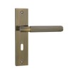 Decoranddecor Hera Antique Brass Keyhole Backplate Door Handles Set –