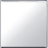 BG Flatplate Screwless 1 Gang Blank-Plate Chrome