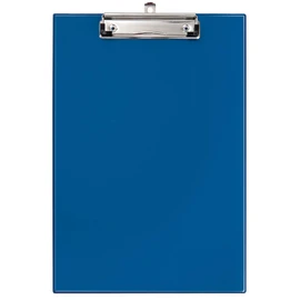 VELOFLEX 4814050 Clipboard A4 PVC with Special Clamp and Loop for Hanging Clear Pocket – Blue