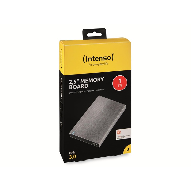 Intenso 6028660 Memory Board External Hard Drive 1TB (6.4 cm
