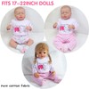 Baby Doll Carrier and Accessories Set for 17-22 Inch Kids