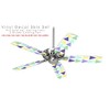 Triangles Cool - Ceiling Fan Skin Kit fits most 42