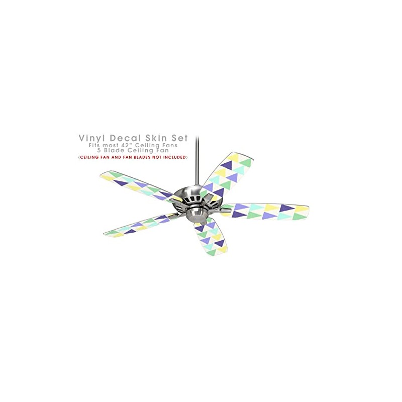 Triangles Cool - Ceiling Fan Skin Kit fits most 42
