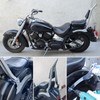 Aferrizu Passenger Rear Backrest Sissy Bar Luggage Rack Pad Kit