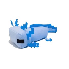 Axolot Plush Stuffed Toy Soft Pillow, Suitable for Video Game Enthusiasts, Children's Birthday Parties, Christmas Holiday Preferred Gift (Blue)