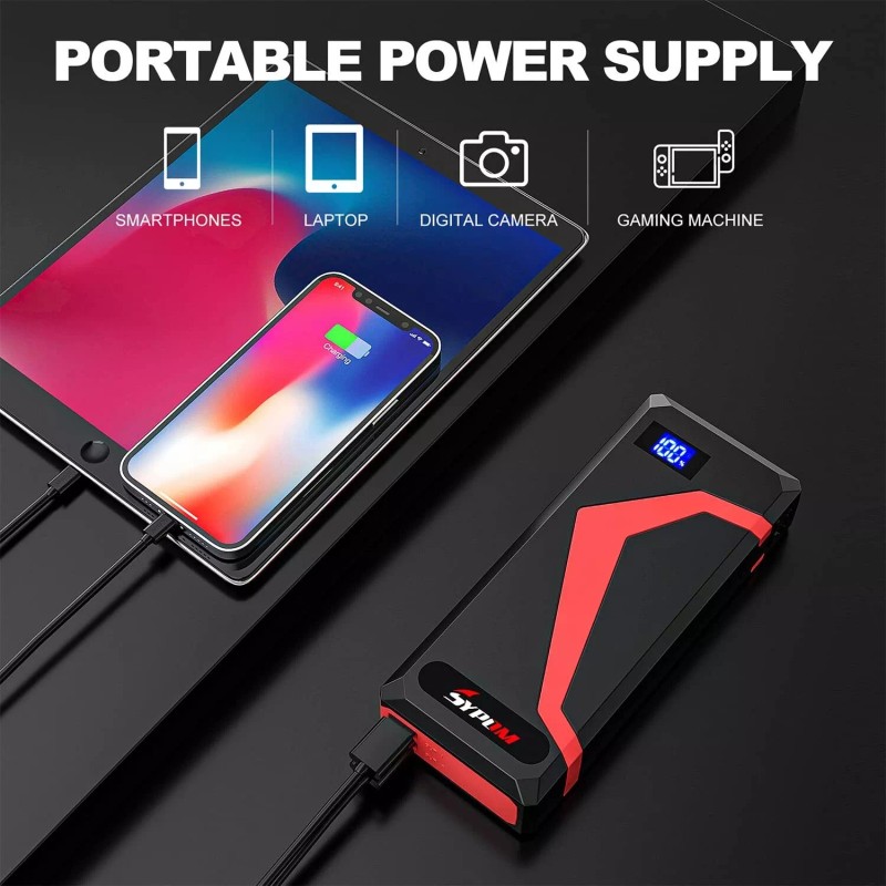 SYPOM 4150A Peak Jump Starter Battery Pack - 12V jump