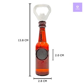 Magnetic Beer Bottle Opener Figure Japan Beer Bottles Fridge Magnet Cap Catcher Opening Tool bbq Refrigerator Decorations Cool Unique funny Accessories Holiday Birthday Gift Collection (Asahi)