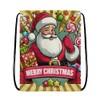 EZB Christmas Santa Drawstring Bag | 36x30cm Midi Sized Backpack