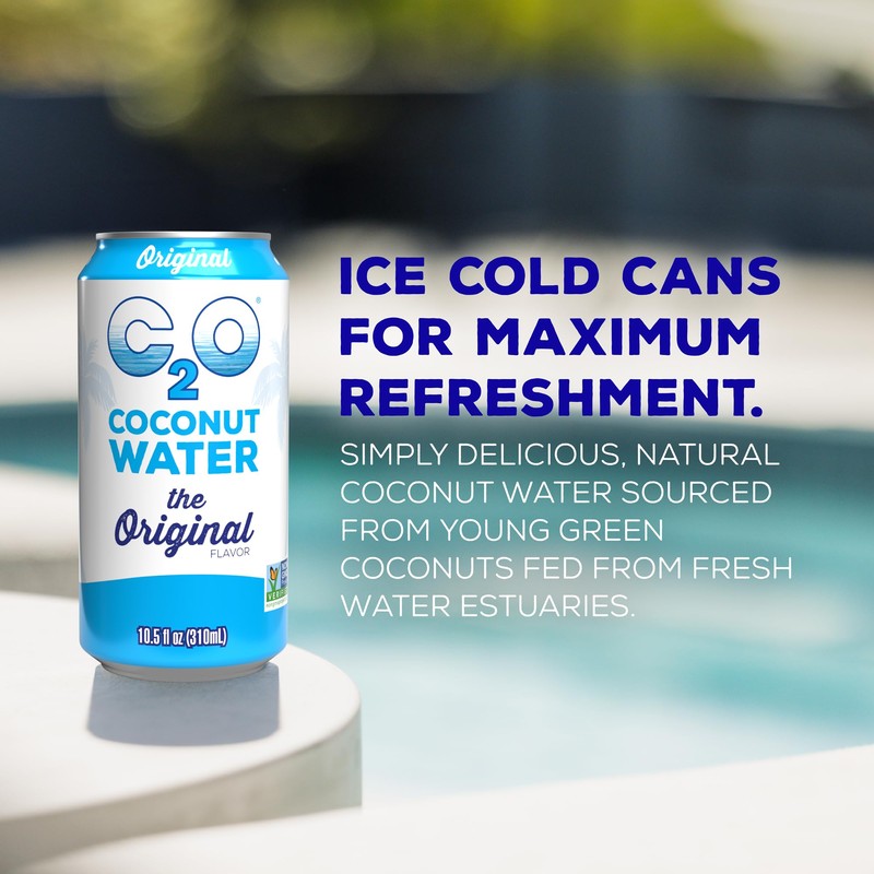 C2O - Coconut Water, The Original Flavor (24 Pack, 3