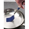 RSVP International Kitchen Tool Collection Flexible Nylon Spatula, Stainless Steel