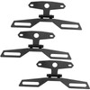 Lebonarier Motorcycle Number Stay Angle Adjustable Bike Number (Black 3pcs)