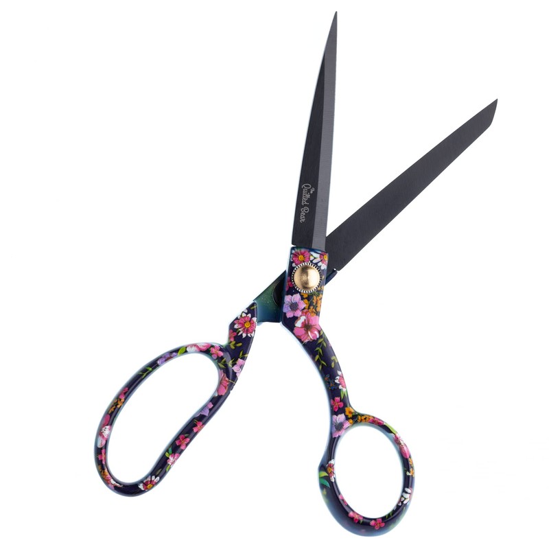 The Quilted Bear Fabric Scissors - 8.5" (21.5cm) Titanium Precision