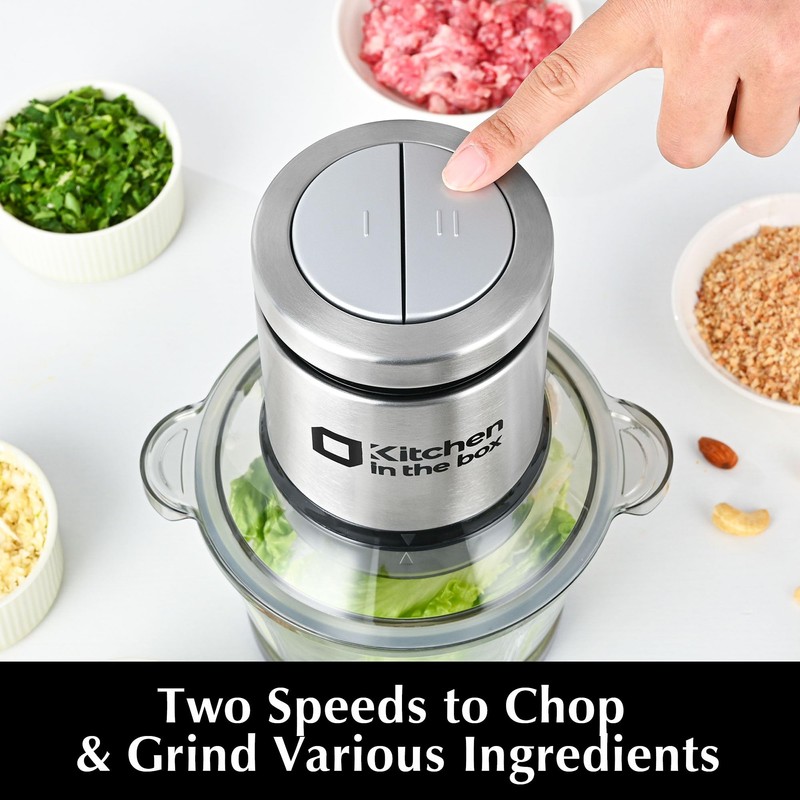 Kitchen in the box Mini Food Processors,Small Meat Grinder &
