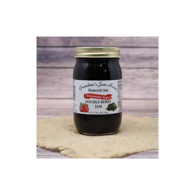 Grandma's Jam House All Natural USA Made Homestyle Double Berry