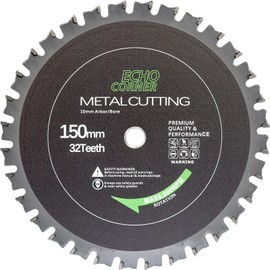 Echo Corner 150mm Metal Cutting Saw Blade with 32-Teeth 10mm-Bore (150x10 Metal Cutting)