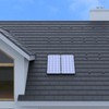Aurinktron 1 x Solar Module Bracket Kit, 12 cm Aluminium