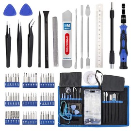 MMOBIEL Magnetic Screwdriver Repair Tool 80 in 1 with 56 Bits Flexible Shaft for Technical Devices in Bag