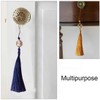 AIYVELU Pack of 10 Tassel Pendants, Silky Soft Colourful Tassels,