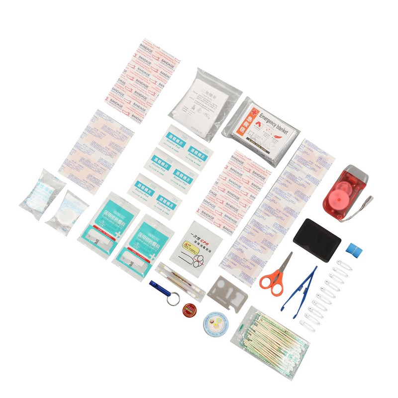 Emergency Survival Kit Waterproof EVA Wear Resistant Portable Medical Kit