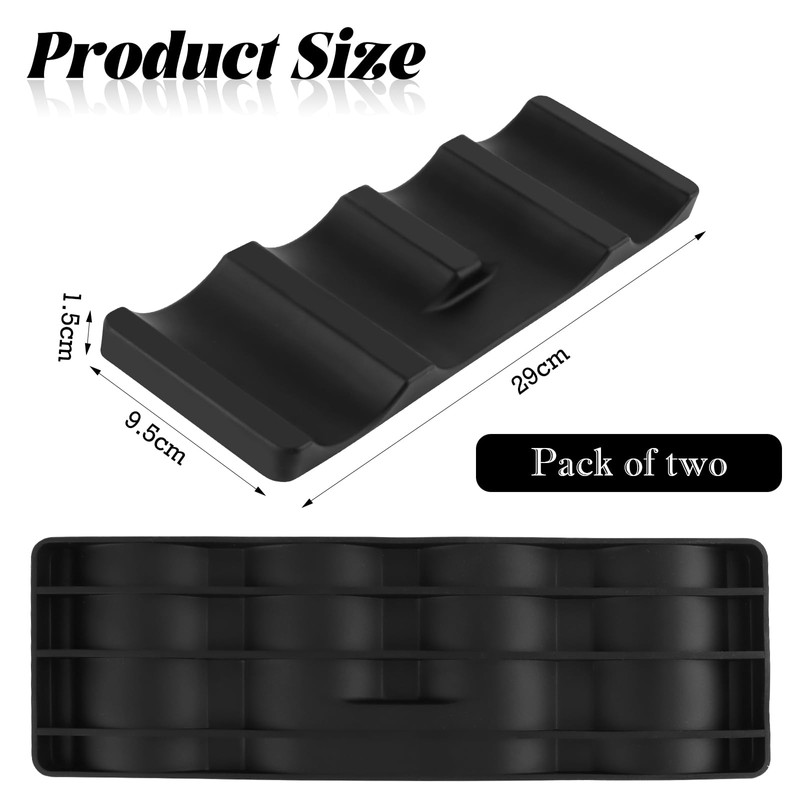 RISVOWO Pack of 2 Fridge Bottle Holder, Bottle Rack, Refrigerator,