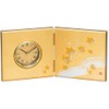 Nakatani Brothers Shokai Yamanaka Lacquerware Folding Screen Clock (Medium), Gold
