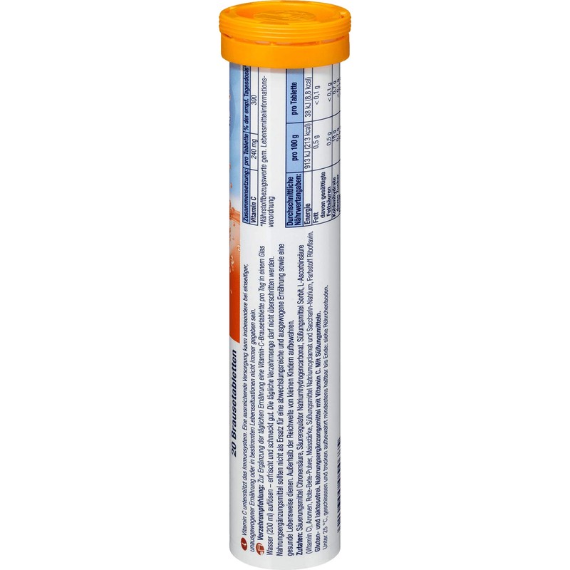 Mivolis Vitamin C effervescent Tablets - Dietary Supplements 4 Packs