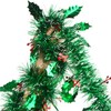 LOKIPA Christmas Tinsel Garland, 32.8 Ft Xmas Tinsel Decoration Metallic