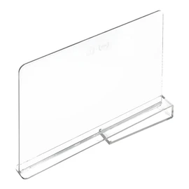 The Home Edit by iDesign 30,5cm by 22,9cm Clear Recycled Plastic Shelf Divider For Closet Organisation and Separation