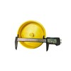 5 Inch Angle Grinder Disc Storage Container, Yellow Portable Wheel