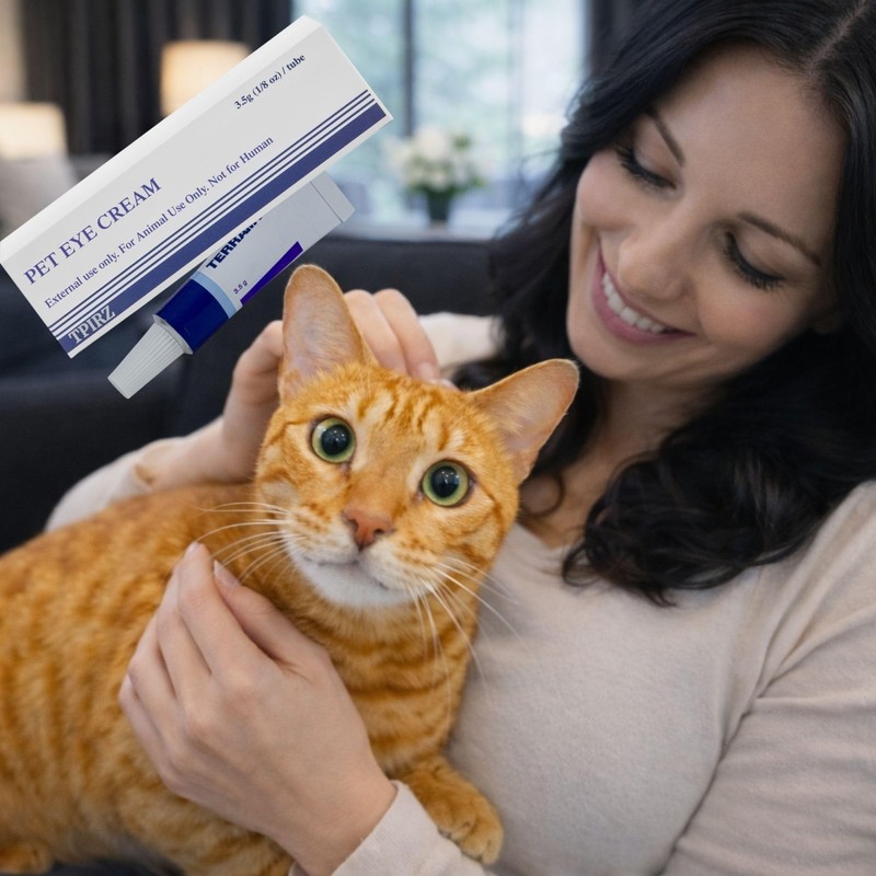 Pet Eye Cream for Cats, Dogs, Puppies, Kittens, Horses, Cattle,