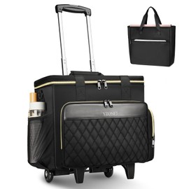 Ytonet Bolso rodante para profesores, Negro, Moda                                                                                                     