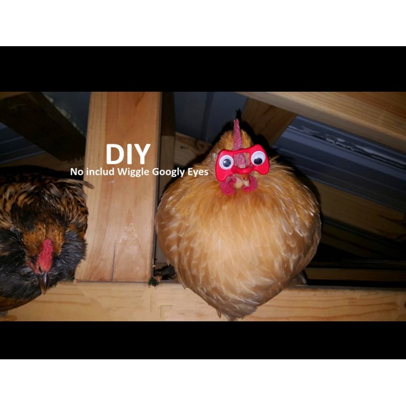 Weilan Pinless Peepers with Pliers Chickens Blinders Pheasant Poultry Spectacles