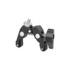 SZRIG Super Crab Clamp Articulated 1/4"-20 Screw for Camera Accessories(Black)
