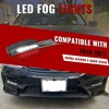 HECASA Pair LED Fog Lights Driving Lamps Kit Compatible with