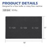 HUAALIUCHE 12"x18" 120 Grit Sanding Screen Sheets (10-Pack) – Professional