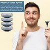 24PCS Premium Razor Blade Refills for Men - Dual Lubrication